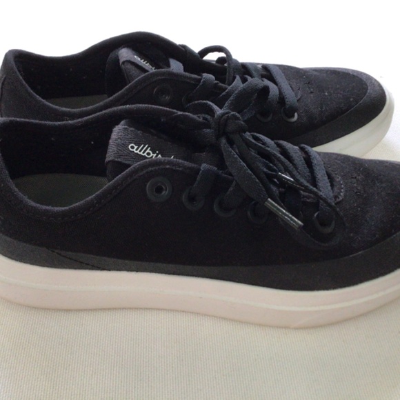 Allbirds Women’s Canvas Piper Natural Black with Blizzard Sole Size 7 - Picture 6 of 8